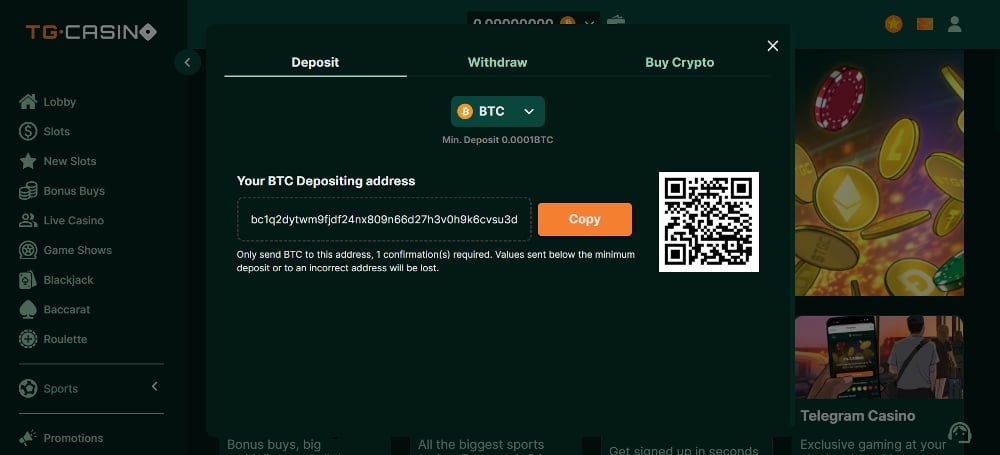 bCasino online casino